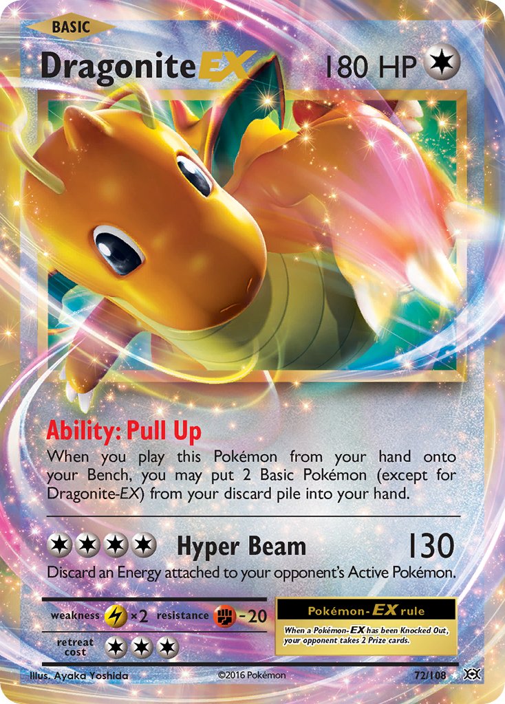 Dragonite EX - Evolutions (Ultra Rare) [EVO-72] English / Good / Normal