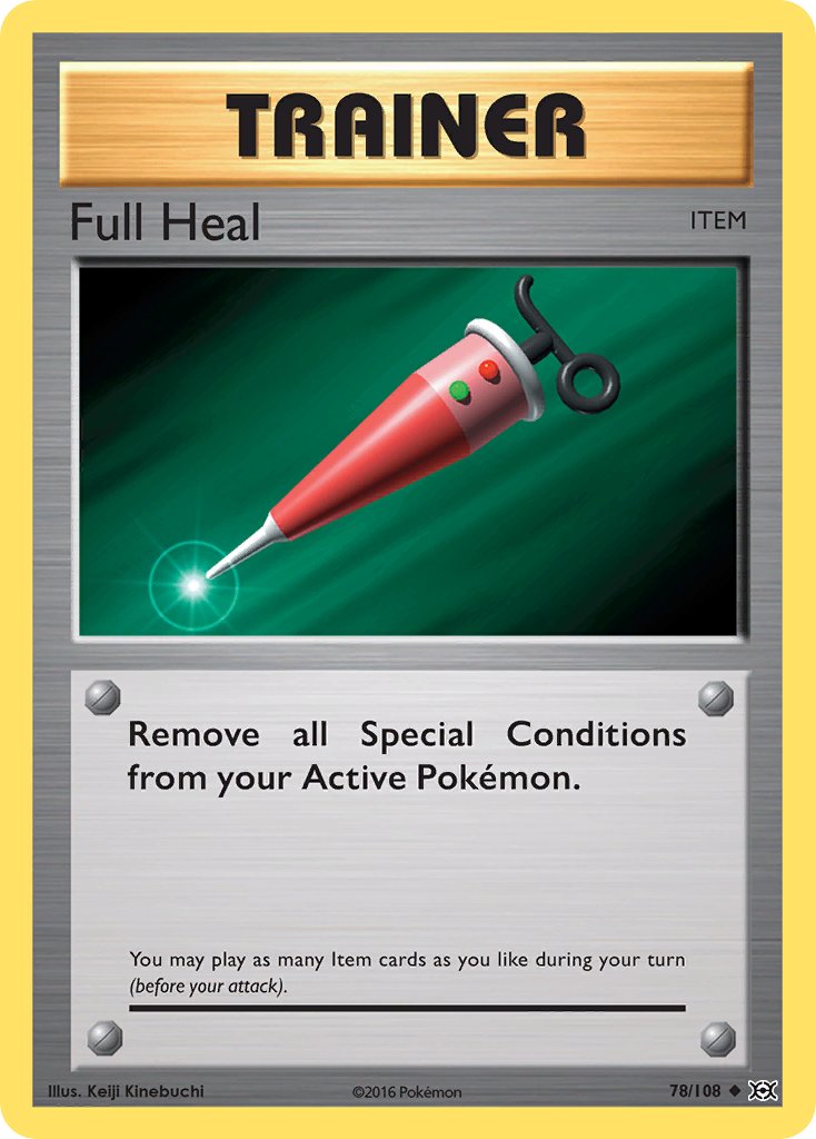 Full Heal - Evolutions (Uncommon) [EVO-78] English / Near Mint / Normal