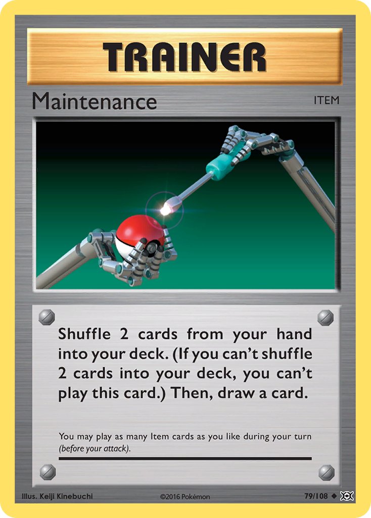 Maintenance - Evolutions (Uncommon) [EVO-79] English / Near Mint / Normal