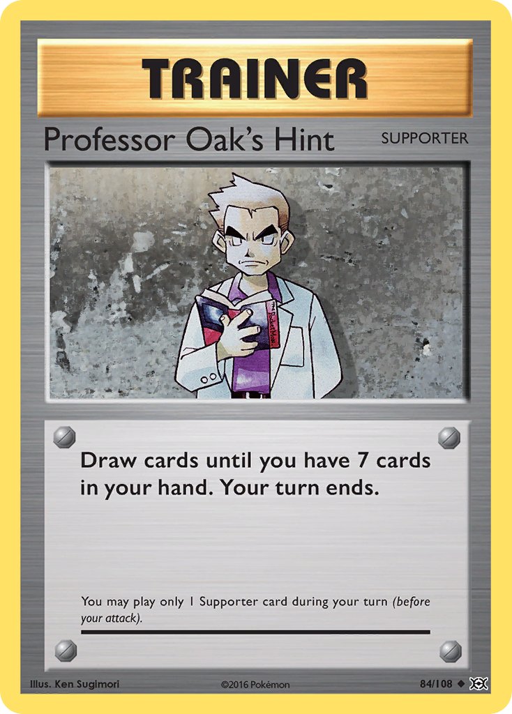 Professor Oak's Hint - Evolutions (Uncommon) [EVO-84] English / Near Mint / Normal