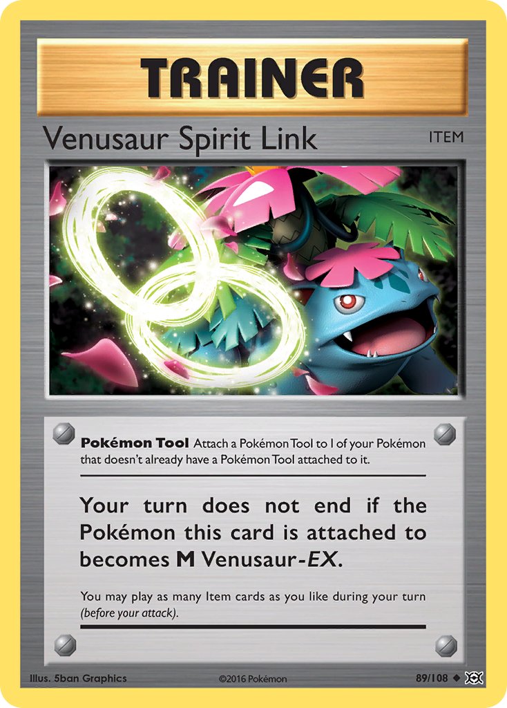 Venusaur Spirit Link - Evolutions (Uncommon) [EVO-89] English / Near Mint / Normal
