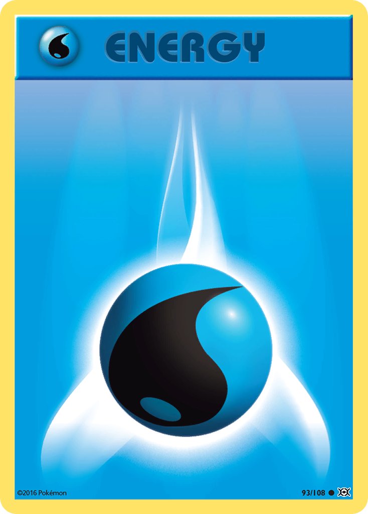 Water Energy - Evolutions (Common) [EVO-93] English / Near Mint / Normal