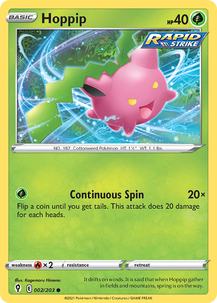 Hoppip - Evolving Skies (Common) [EVS-002] English / Near Mint / Normal