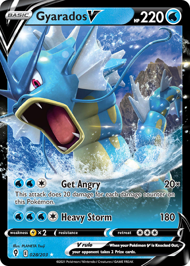 Gyarados V - Evolving Skies (Ultra Rare) [EVS-028] English / Near Mint / Normal