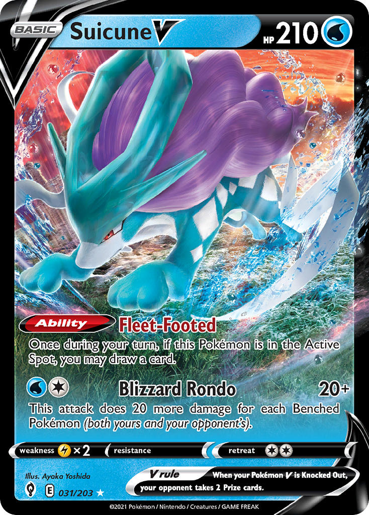 Suicune V - Evolving Skies (Ultra Rare) [EVS-031] English / Near Mint / Normal