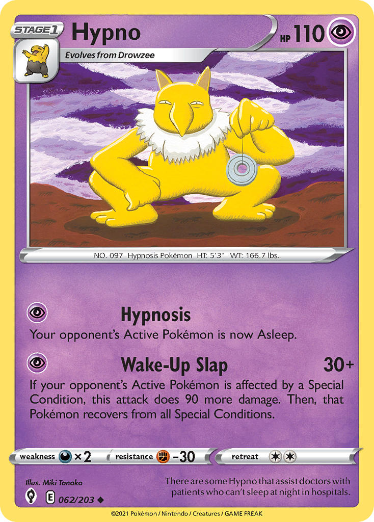 Hypno - Evolving Skies (Uncommon) [EVS-062] English / Near Mint / Normal