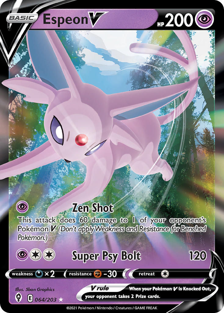 Espeon V - Evolving Skies (Ultra Rare) [EVS-064] English / Near Mint / Normal