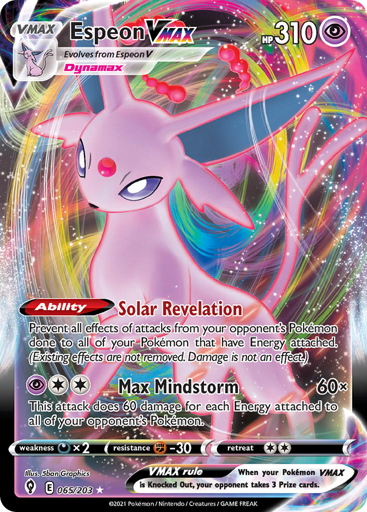 Espeon VMAX - Evolving Skies (Ultra Rare) [EVS-065] English / Near Mint / Normal