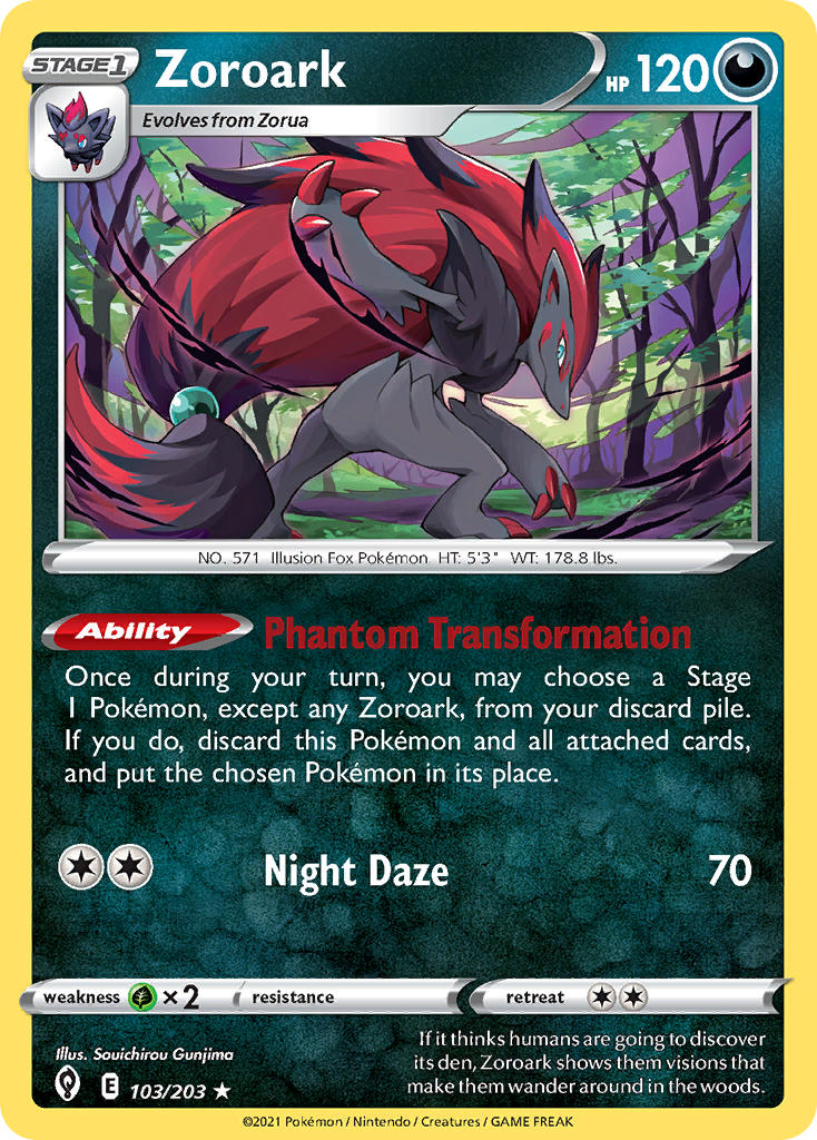 Zoroark - Evolving Skies (Holo Rare) [EVS-103] English / Near Mint / Normal