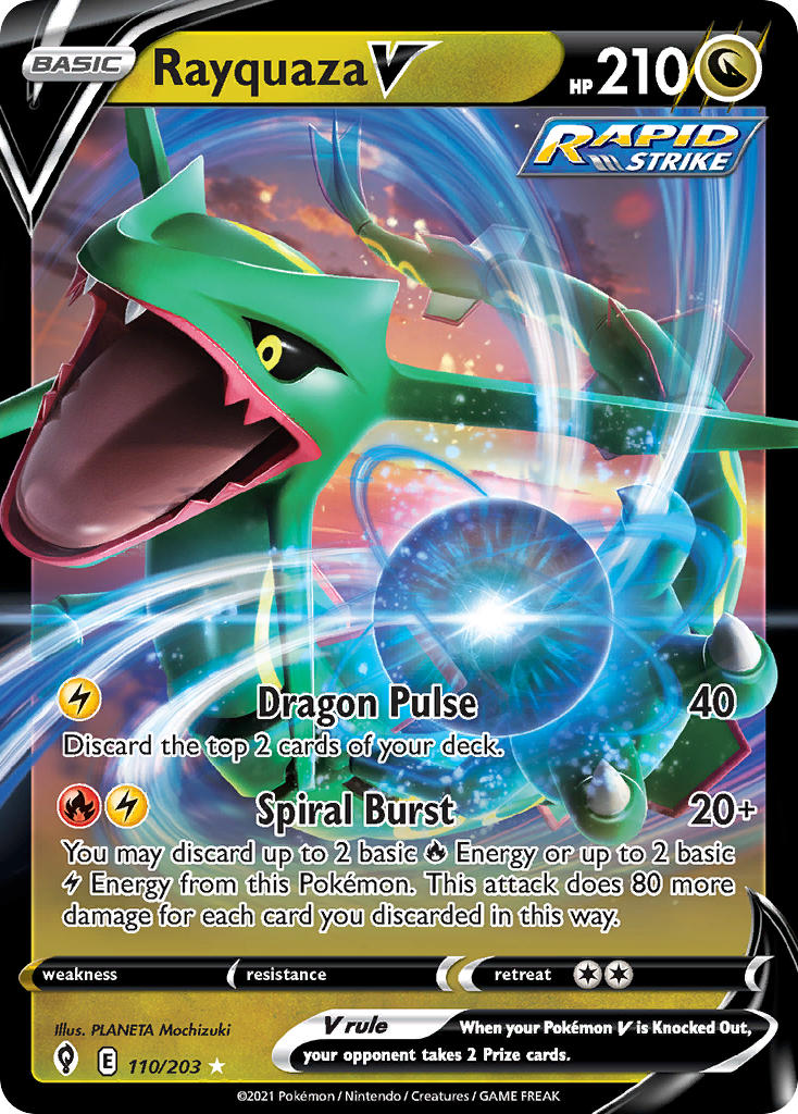 Rayquaza V - Evolving Skies (Ultra Rare) [EVS-110] English / Near Mint / Normal