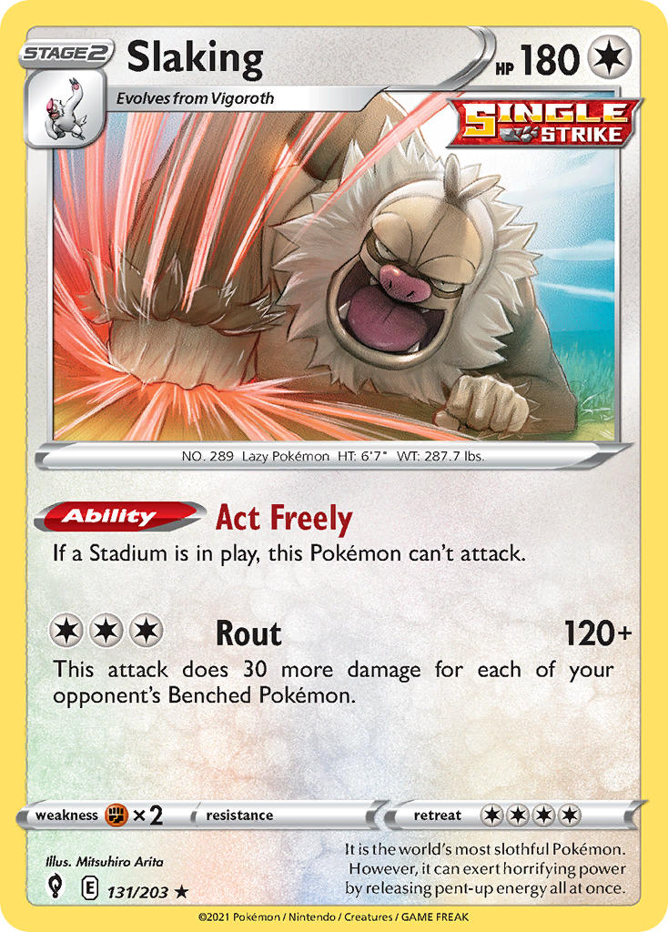 Slaking - Evolving Skies (Holo Rare) [EVS-131] English / Near Mint / Normal