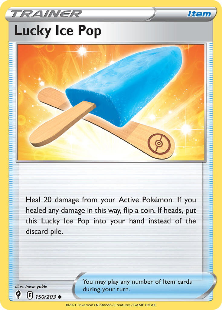 Lucky Ice Pop - Evolving Skies (Uncommon) [EVS-150] English / Near Mint / Normal