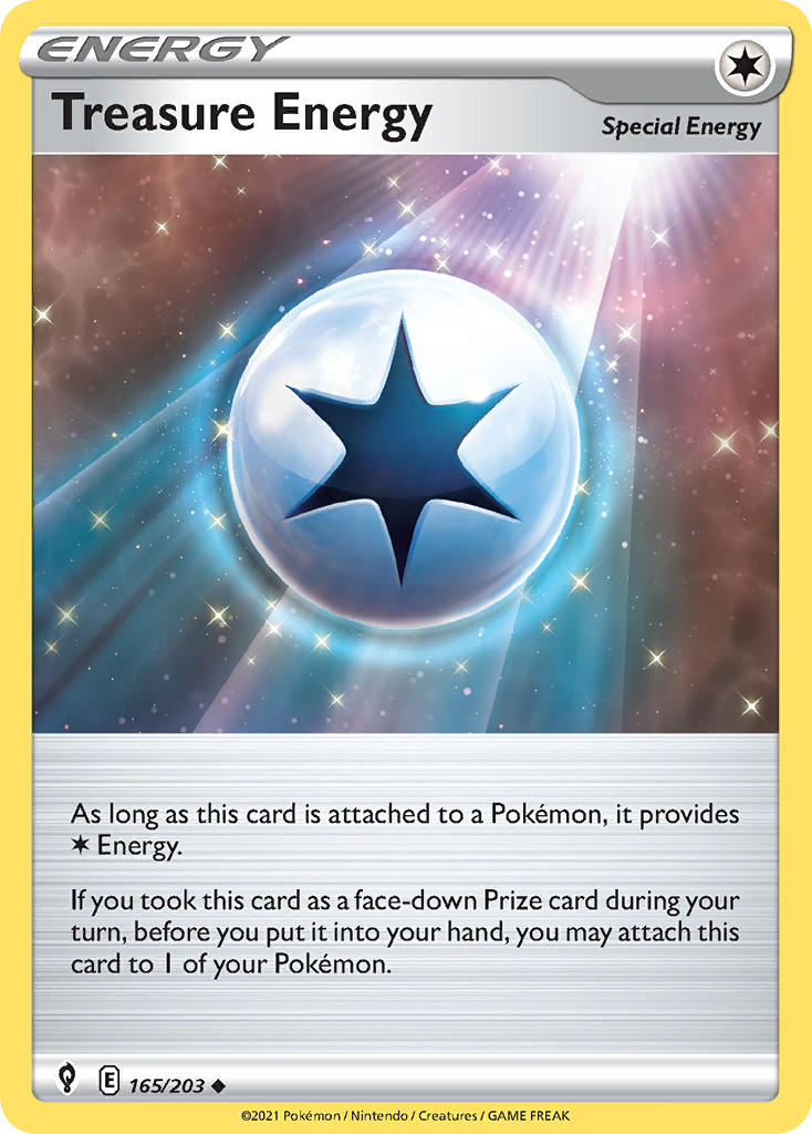 Treasure Energy - Evolving Skies (Uncommon) [EVS-165] English / Near Mint / Normal