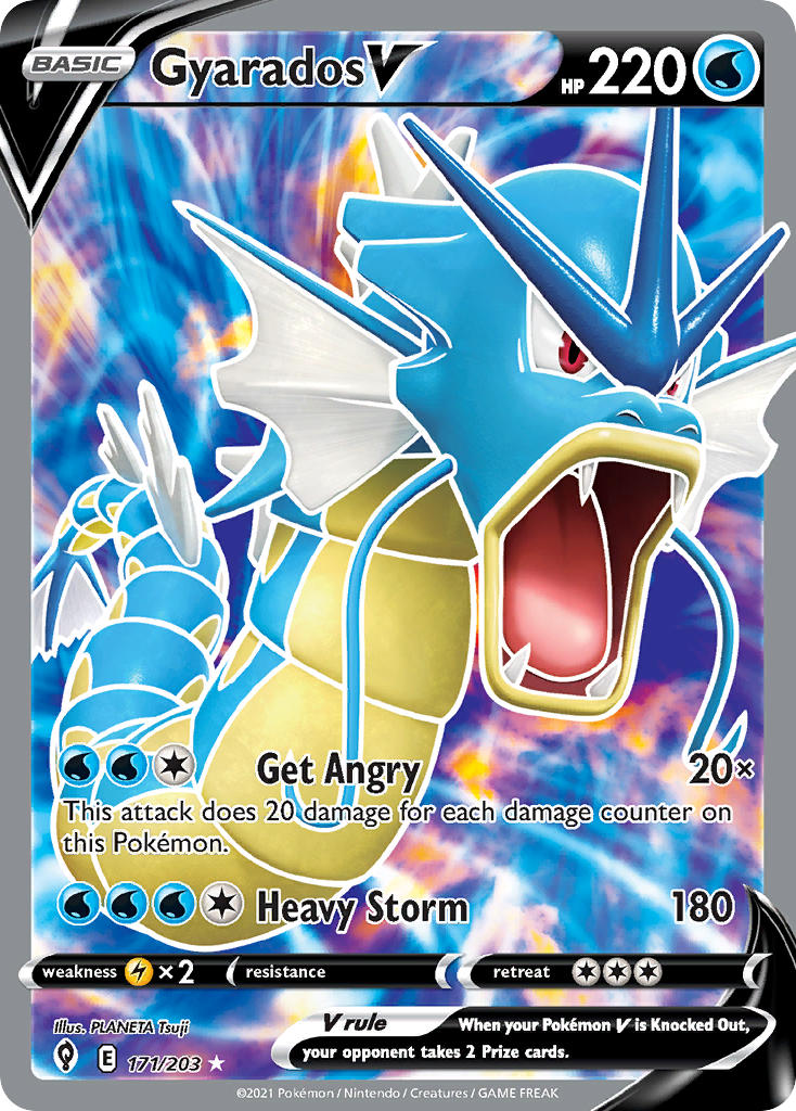 Gyarados V - Evolving Skies (Ultra Rare) [EVS-171] English / Near Mint / Normal