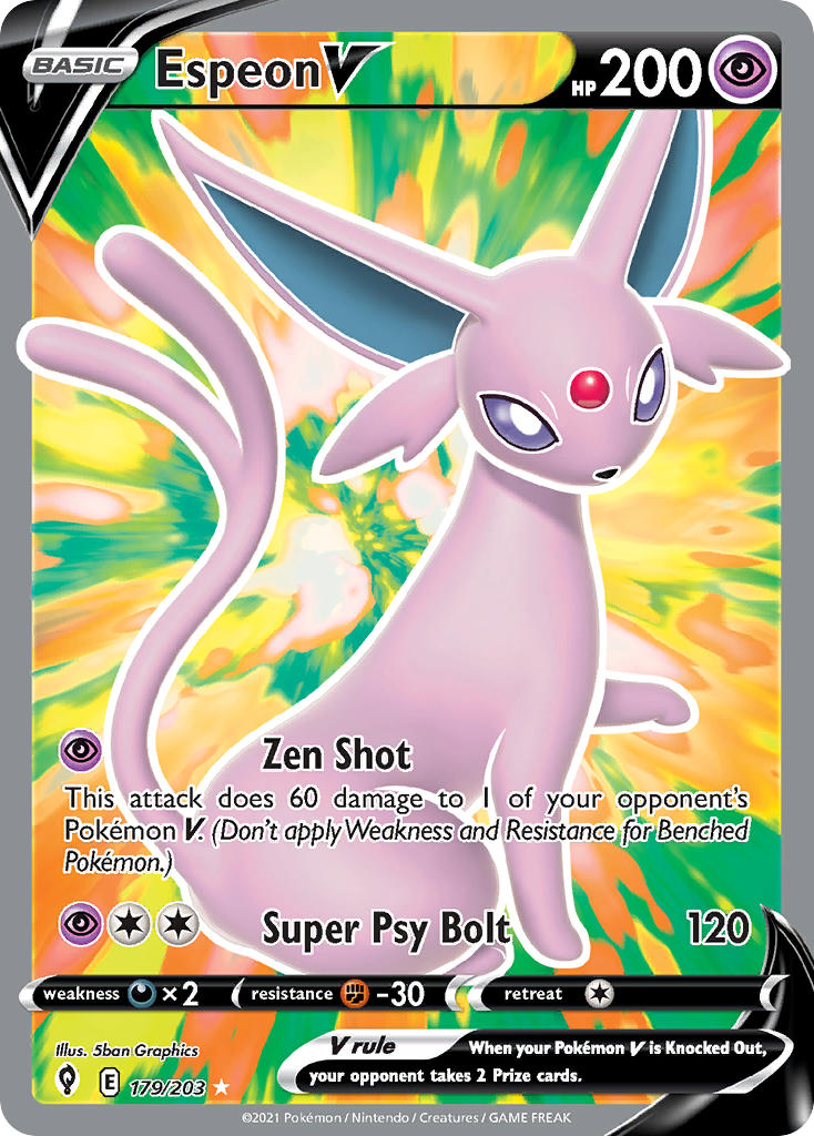 Espeon V - Evolving Skies (Ultra Rare) [EVS-179] English / Near Mint / Normal