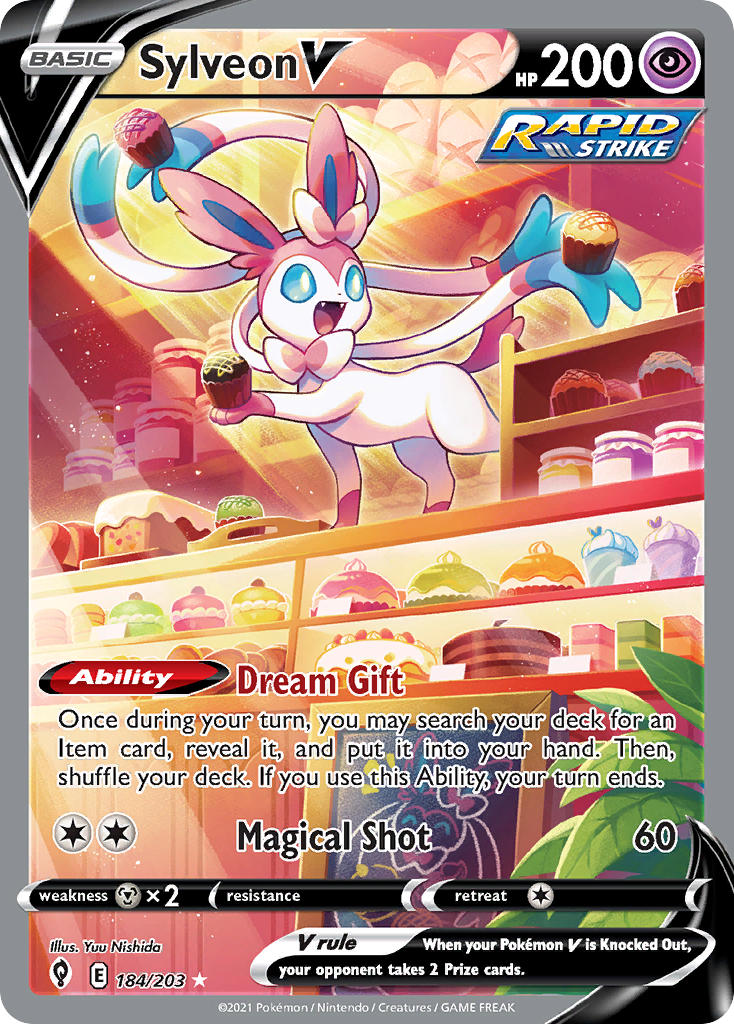 Sylveon V - Evolving Skies (Ultra Rare) [EVS-184] English / Near Mint / Normal