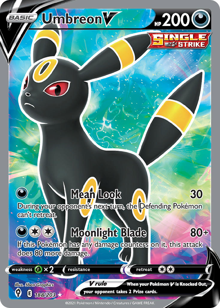 Umbreon V - Evolving Skies (Ultra Rare) [EVS-188] English / Near Mint / Normal