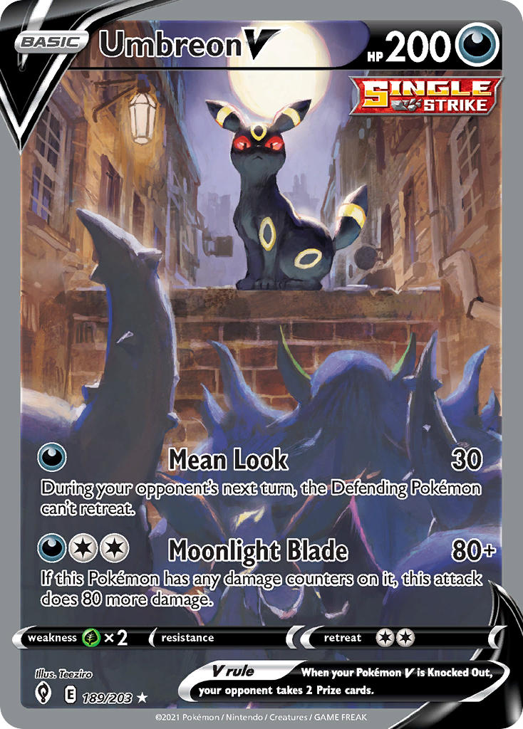 Umbreon V - Evolving Skies (Ultra Rare) [EVS-189] English / Near Mint / Normal