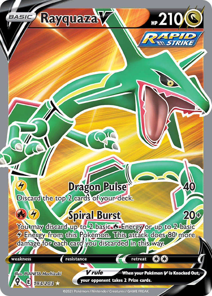 Rayquaza V - Evolving Skies (Ultra Rare) [EVS-193] English / Near Mint / Normal