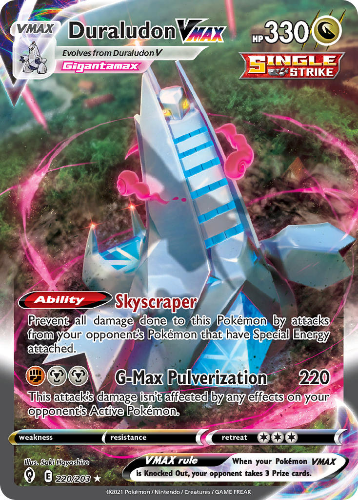 Duraludon VMAX - Evolving Skies (Secret Rare) [EVS-220] English / Near Mint / Normal