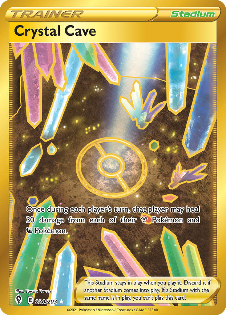 Crystal Cave - Evolving Skies (Secret Rare) [EVS-230] English / Near Mint / Normal