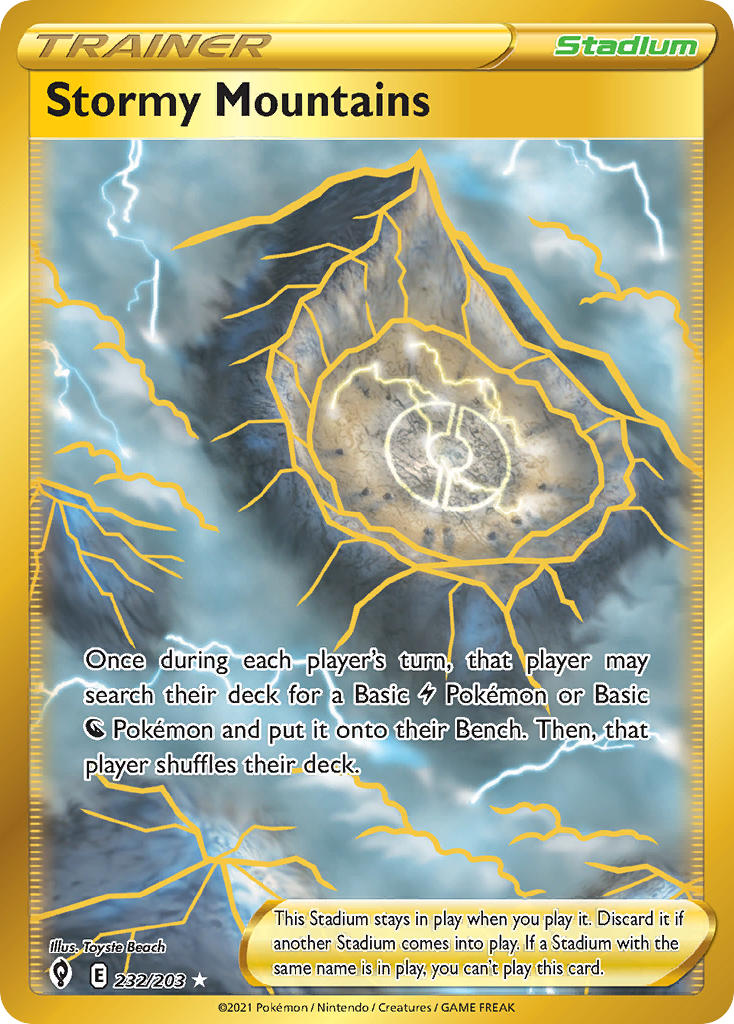Stormy Mountains - Evolving Skies (Secret Rare) [EVS-232] English / Near Mint / Normal