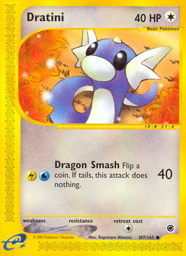 Dratini⁣ - Expedition Base Set⁣ (Common)⁣ [107] English / Excellent / Normal