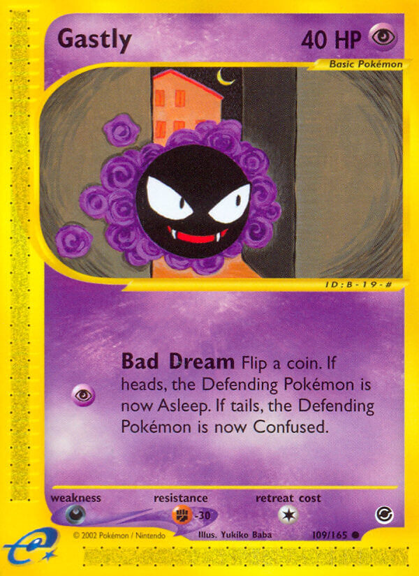 Gastly⁣ - Expedition Base Set⁣ (Common)⁣ [109] English / Poor / Normal