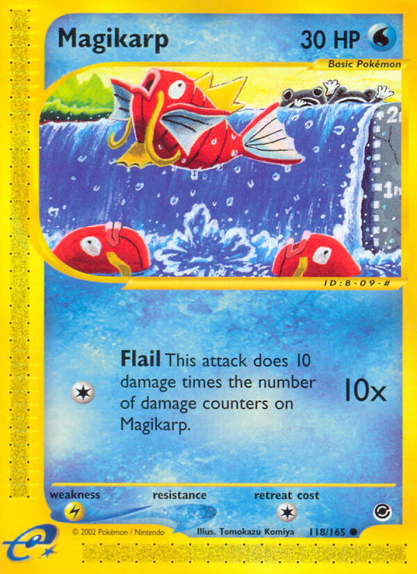 Magikarp⁣ - Expedition Base Set⁣ (Common)⁣ [118] English / Played / Reverse-Holo Normal