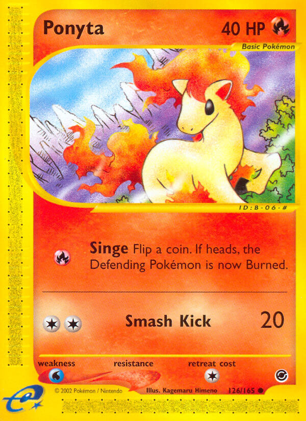 Ponyta⁣ - Expedition Base Set⁣ (Common)⁣ [126] English / Poor / Normal