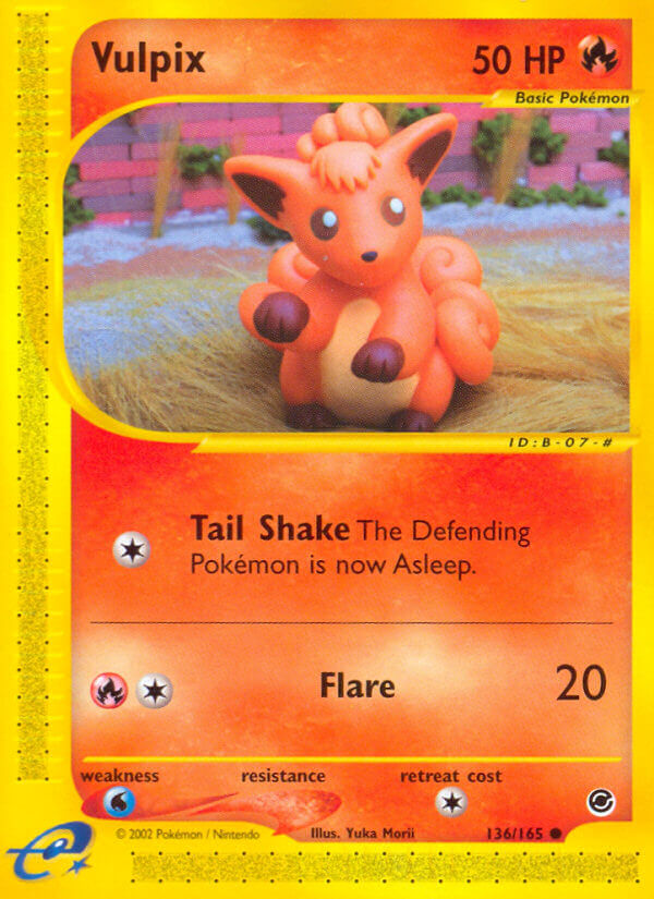 Vulpix⁣ - Expedition Base Set⁣ (Common)⁣ [136] English / Good / Reverse-Holo Normal