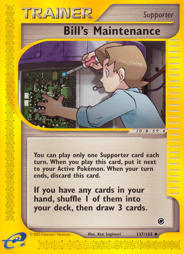 Bill's Maintenance⁣ - Expedition Base Set⁣ (Uncommon)⁣ [137] English / Good / Normal