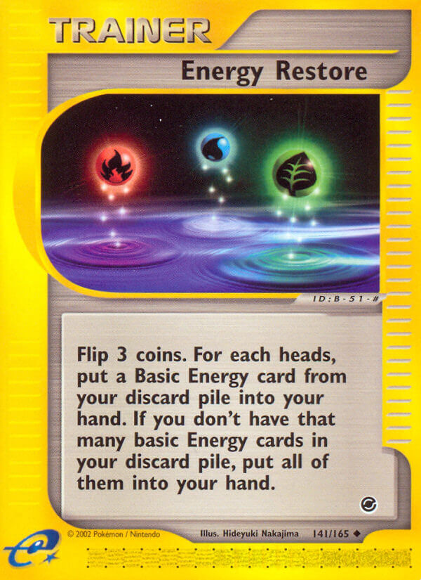 Energy Restore⁣ - Expedition Base Set⁣ (Uncommon)⁣ [141] English / Played / Normal
