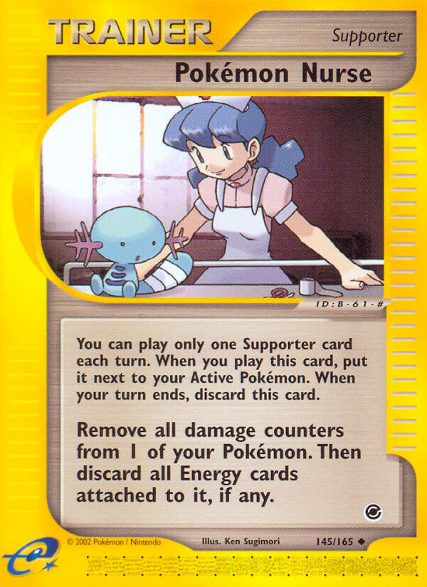 Pokémon Nurse⁣ - Expedition Base Set⁣ (Uncommon)⁣ [145] English / Good / Reverse-Holo Normal