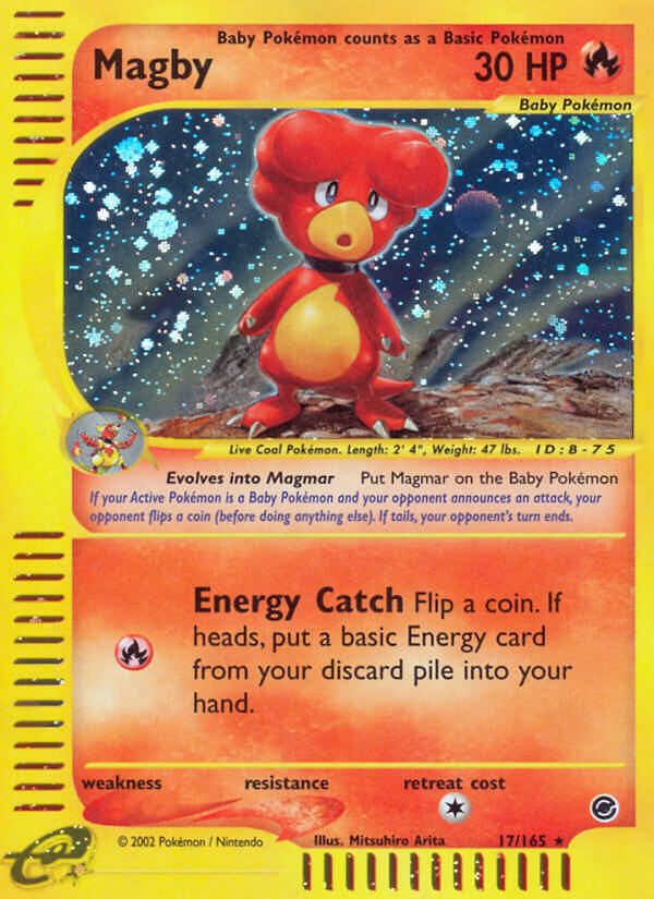 Magby⁣ - Expedition Base Set⁣ (Holo Rare)⁣ [17] English / Near Mint / Normal