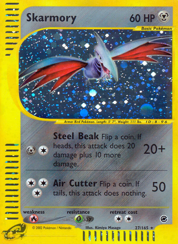 Skarmory⁣ - Expedition Base Set⁣ (Holo Rare)⁣ [27] English / Good / Normal