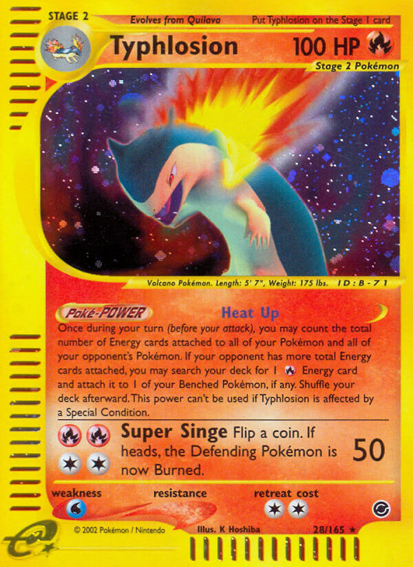 Typhlosion⁣ - Expedition Base Set⁣ (Holo Rare)⁣ [28] English / Played / Reverse-Holo Normal