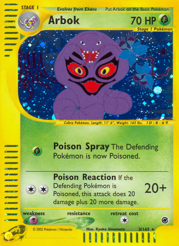Arbok - Expedition Base Set (Holo Rare) [3] Kortspil