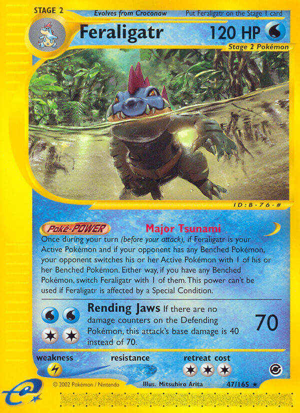 Feraligatr⁣ - Expedition Base Set⁣ (Rare)⁣ [47] English / Near Mint / Normal