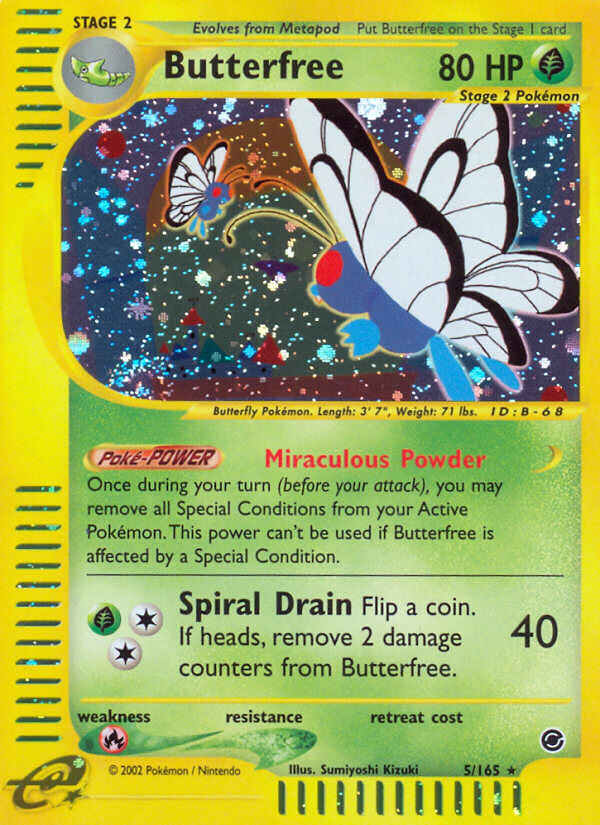Butterfree - Expedition Base Set (Holo Rare) [5] Kortspil