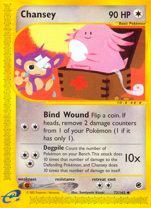 Chansey⁣ - Expedition Base Set⁣ (Uncommon)⁣ [72] English / Good / Reverse-Holo Normal