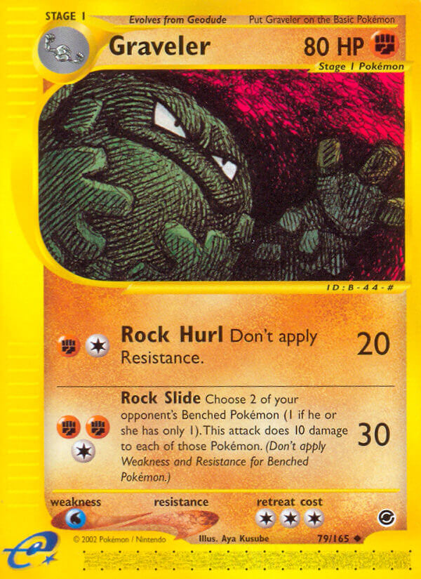 Graveler⁣ - Expedition Base Set⁣ (Uncommon)⁣ [79] English / Played / Normal