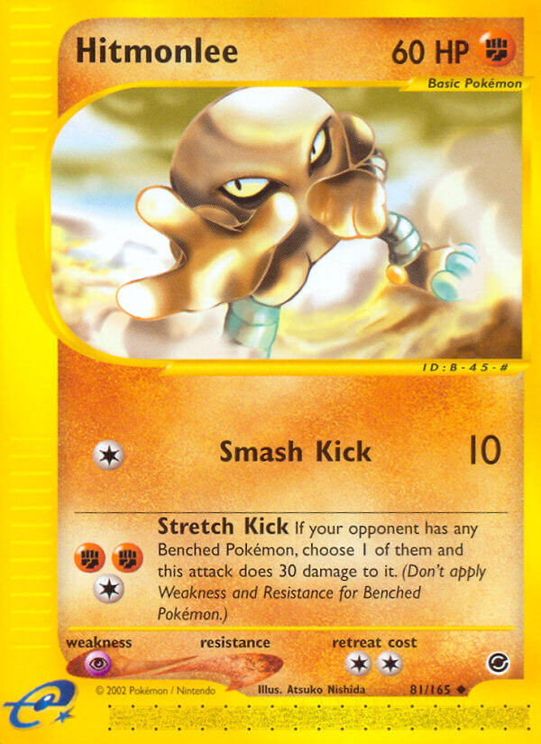 Hitmonlee⁣ - Expedition Base Set⁣ (Uncommon)⁣ [81] English / Played / Reverse-Holo Normal