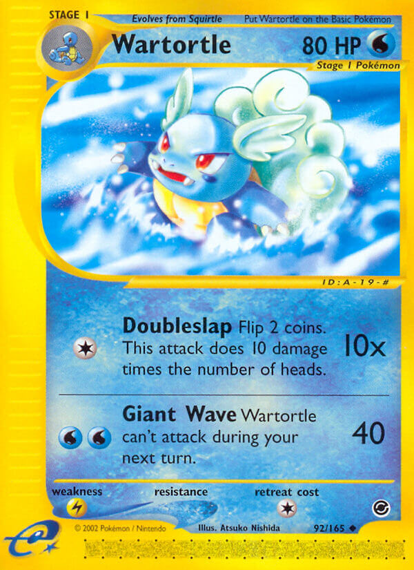 Wartortle⁣ - Expedition Base Set⁣ (Uncommon)⁣ [92] English / Excellent / Normal