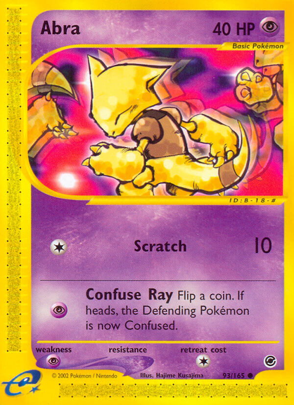 Abra⁣ - Expedition Base Set⁣ (Common)⁣ [93] English / Light Played / Normal