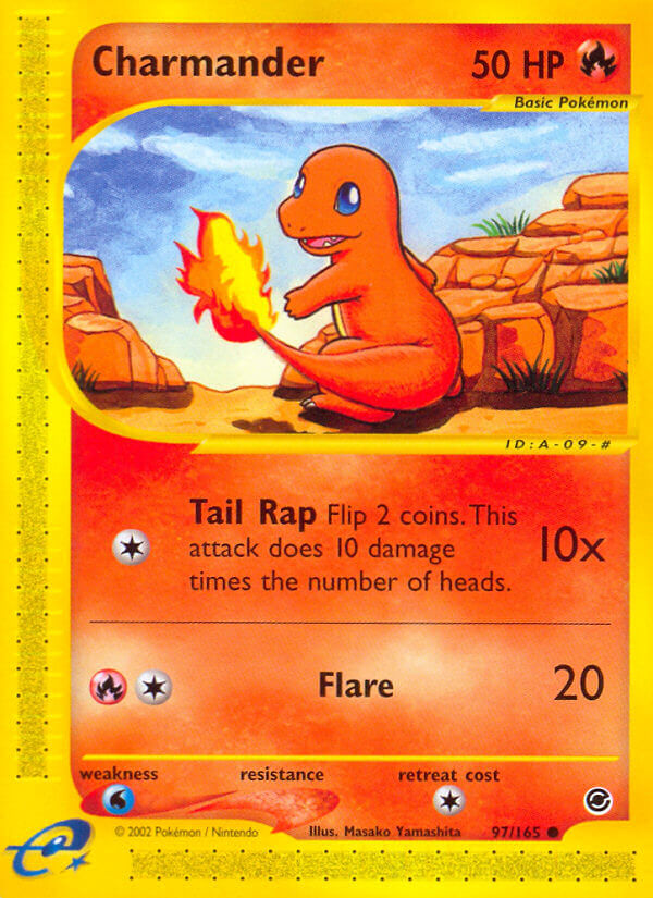 Charmander⁣ - Expedition Base Set⁣ (Common)⁣ [97] English / Played / Normal