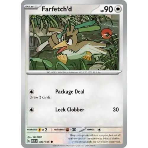 Farfetch’d - 083/165 - Enkeltkort