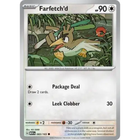 Farfetch’d - 083/165 - Enkeltkort