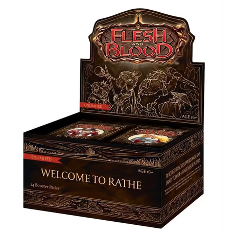 Flesh and Blood TCG: Welcome to Rathe Booster Display (Unlimited) Collectible Trading Cards Flesh and Blood 