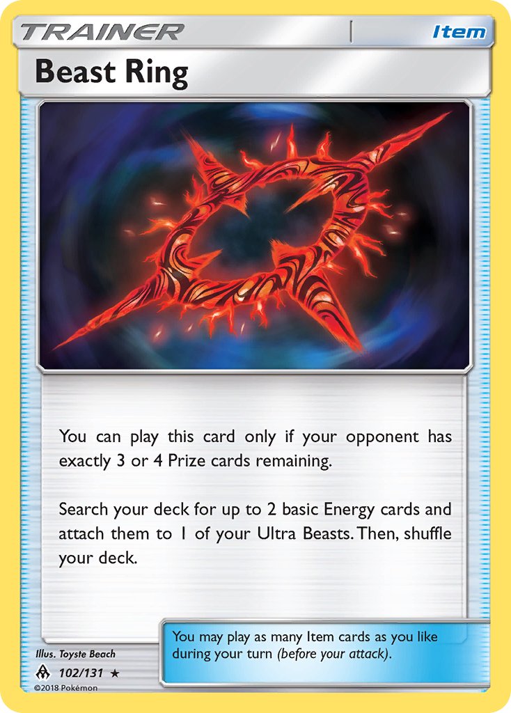Beast Ring - Forbidden Light (Rare) [FLI-102] English / Near Mint / Normal